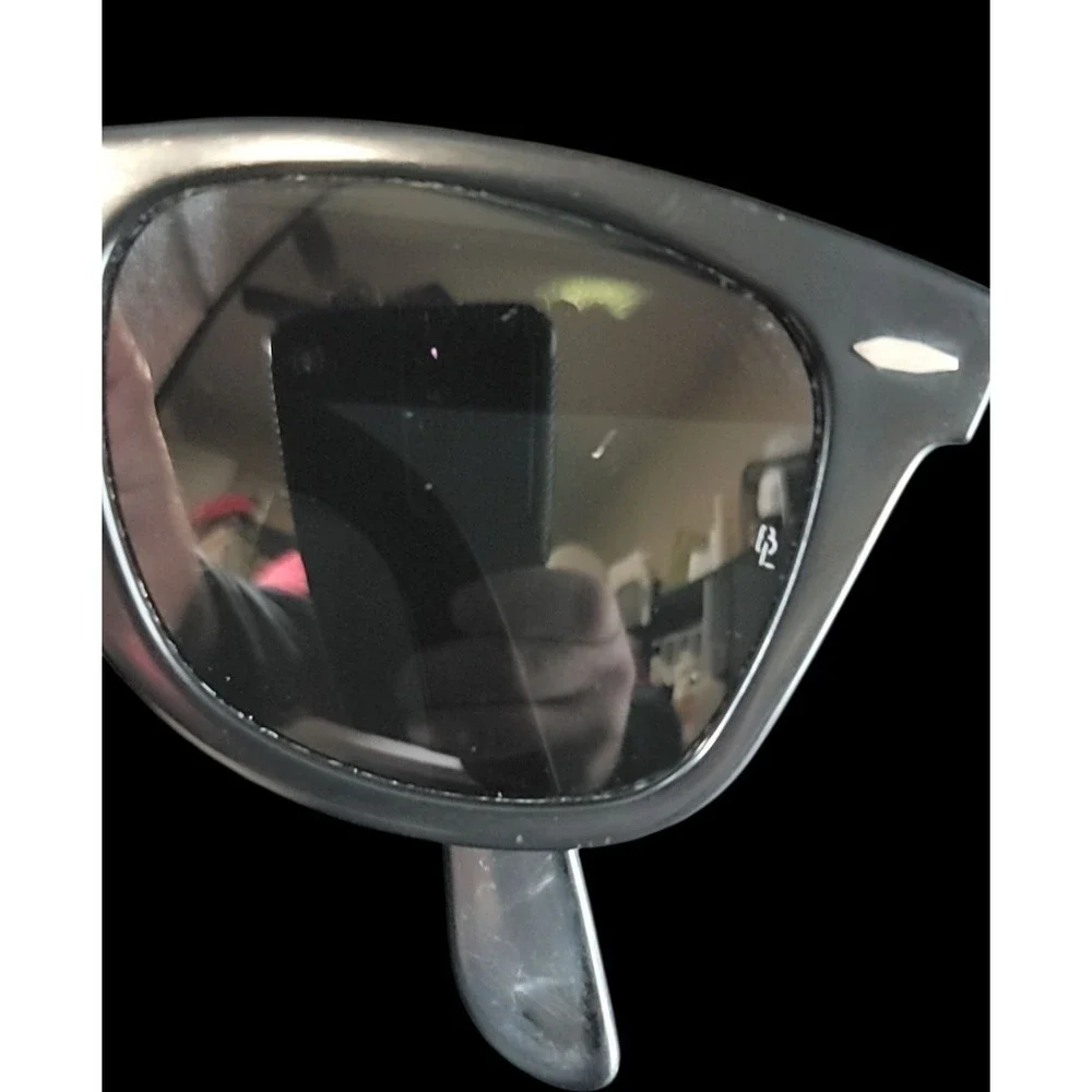 Vintage Ray Ban Wayfarer B & L 5022 Black W/ Case L2008 UYAS Risky Business